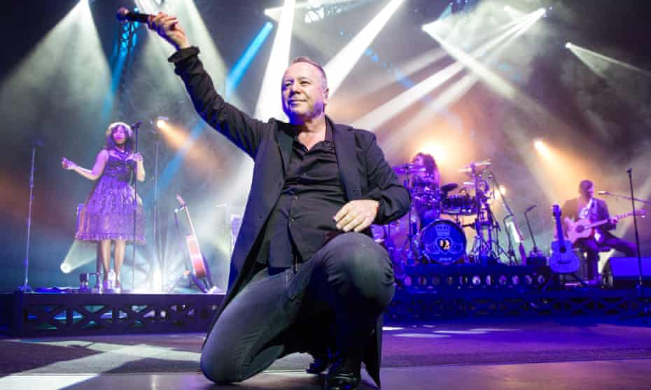 Simple Minds performing at London Palladium in May 2017.