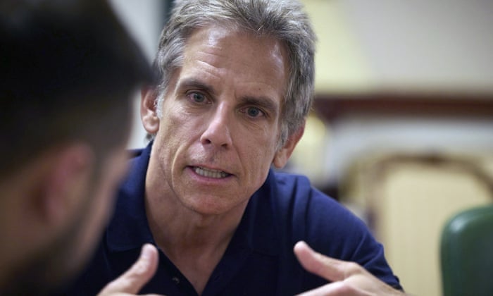 Ben Stiller talks with Ukrainian President Volodymyr Zelenskiy in Kyiv, June 2022.