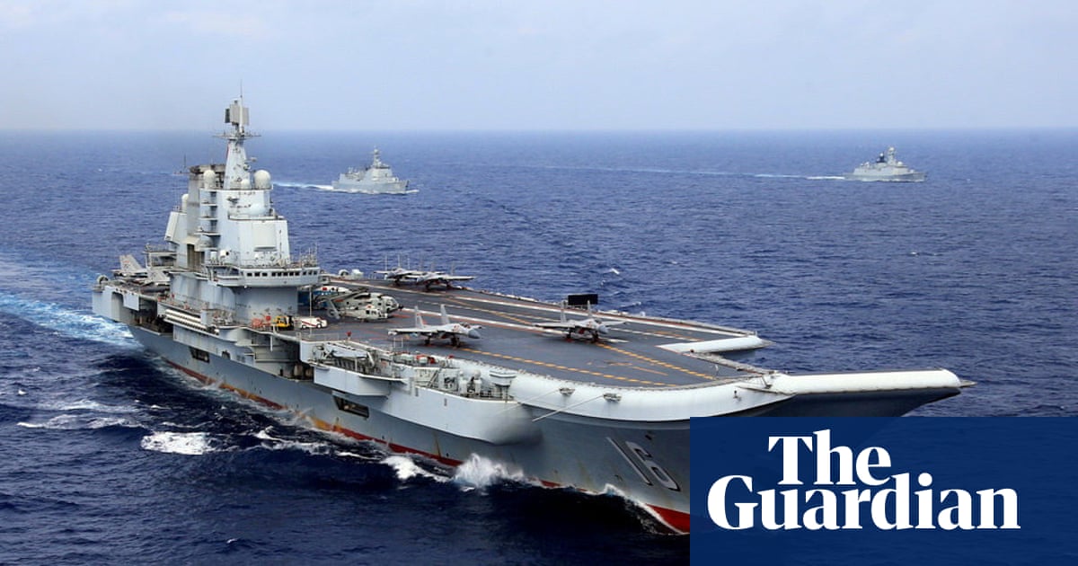 Chinese aircraft carrier group enters waters near Japan's easternmost island for first time