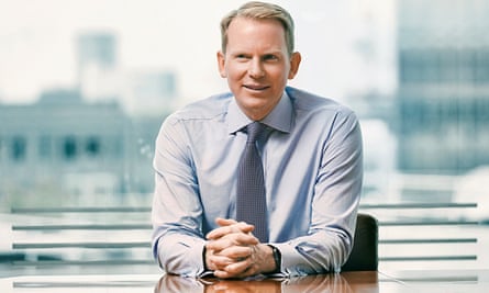 The Lloyds chief executive, Charlie Nunn, in his office in London