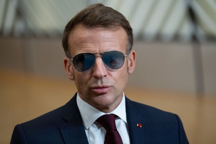 France's President Emmanuel Macron arrives at the special European Summit in Brussels