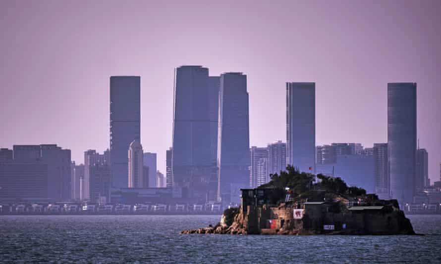 Lieyu island in the Taiwan strait, close to China.