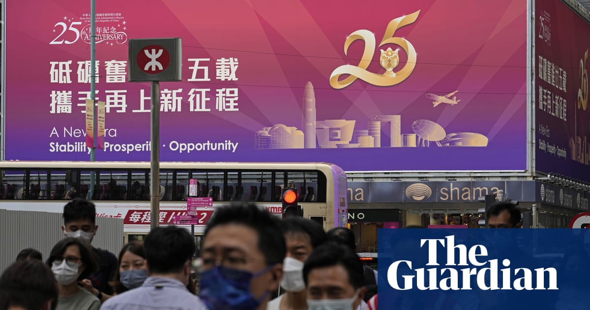香港: five arrested for sedition ahead of 25th anniversary of British handover