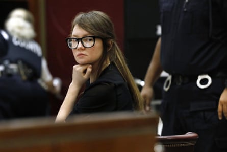 Anna Sorokin sits at the defence table during jury deliberations in her trial at New York state supreme court.