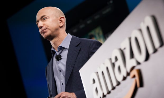 Jeff Bezos, founder and CEO of Amazon, which has announced plans to expand its full-time US workforce by more than 50%.