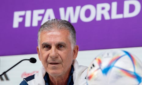 Iran's manager, Carlos Queiroz