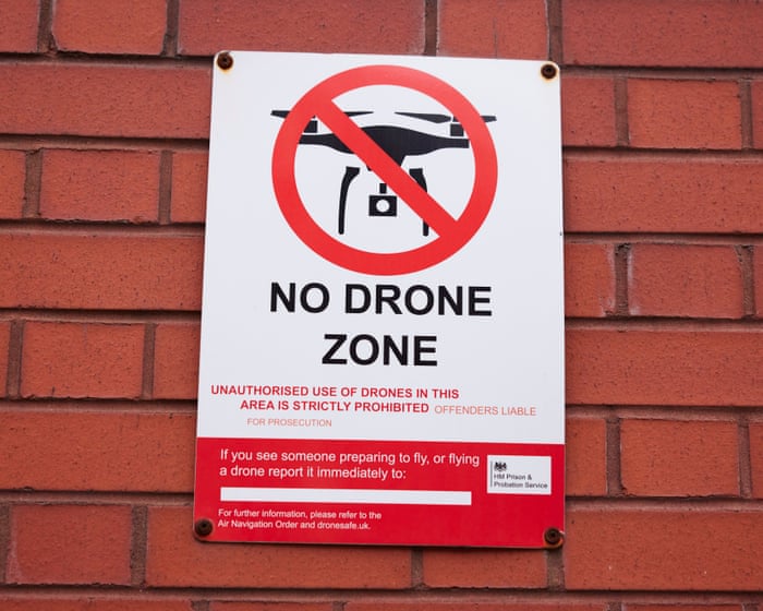Drone-blocking technology ‘urgently’ required at jails in England and Wales