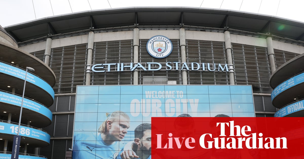 Manchester City v Tottenham: Premier League live