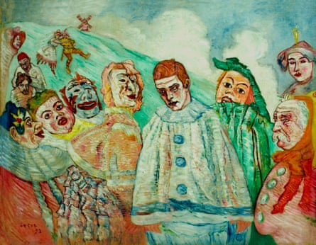James Ensor (1860-1949) the sad clown of Belgium.