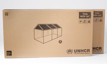No missing parts … the shelter in flat-pack form