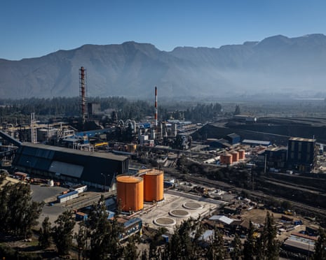 Anglo American’s Chagres foundry in Catemu, central Chile