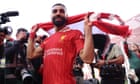 Unruffled Liverpool and Salah serve up theatre and euphoria on title day | Barney Ronay