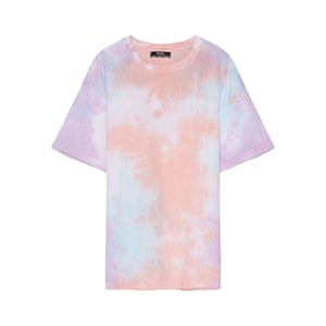 Tie dye t-shirt, £9.99, bershka.com
