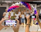‘I’m going for a few pints now’: nerves and joy as students collect their A-level results