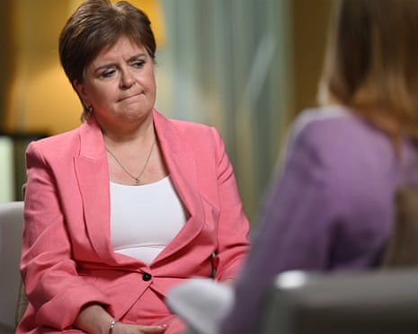 Nicola Sturgeon during Laura Kuenssberg interview