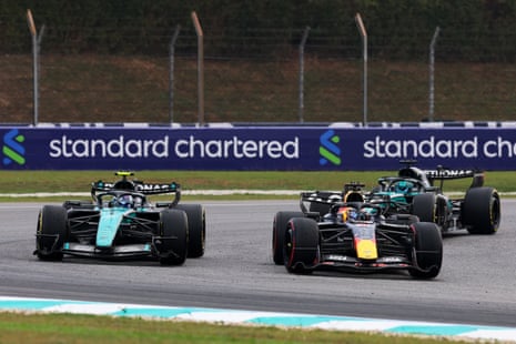 Verstappen overtakes Antonelli.