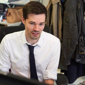 Tom Sykes working at TfL – “it feels open to innovation”.