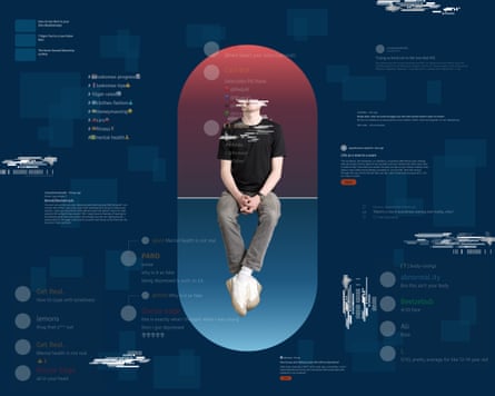 Illustration of young man