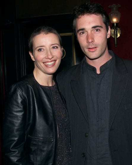 The couple in 2001. The young couple are pictured wearing all black