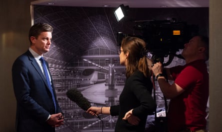 Brant Dunshea, the chief executive of the British Horseracing Authority, speaks to reporters during a press conference.
