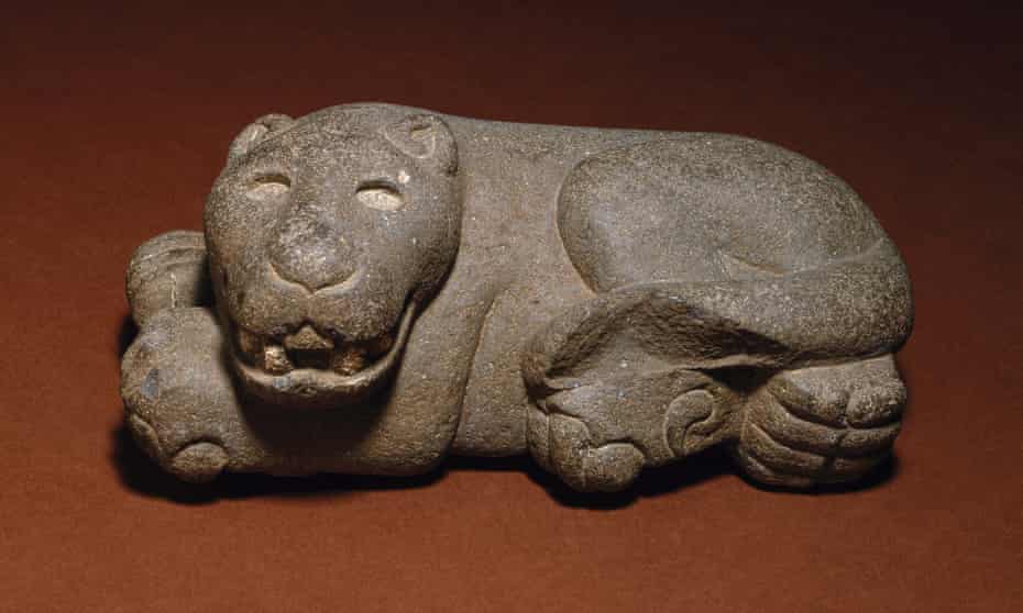 Aztec artist - Reclining Jaguar, 1400–1521