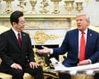 Trump says he hopes to meet Kim Jong-un and raises prospect of US taking over some South Korean land
