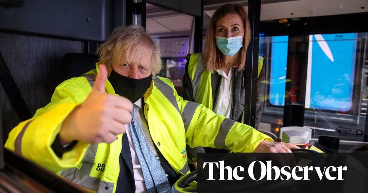 Boris Johnson’s ‘bus back better’ plan in tatters as Treasury cuts funding by half