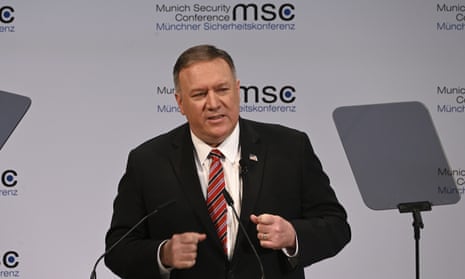 The US secretary of state Mike Pompeo