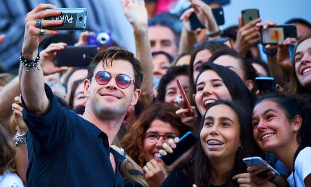 Chris Hemsworth meets fans at the San Sebastian film festival in Spain last year.