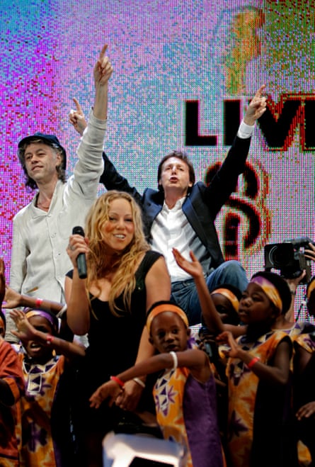 Live8 in Hyde Park in 2005, with Bob Geldof, Mariah Carey, Paul McCartney and more.