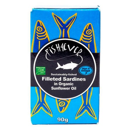 Ocado Fish 4 Ever Filleted Sardines in Organic Sunflower Oil