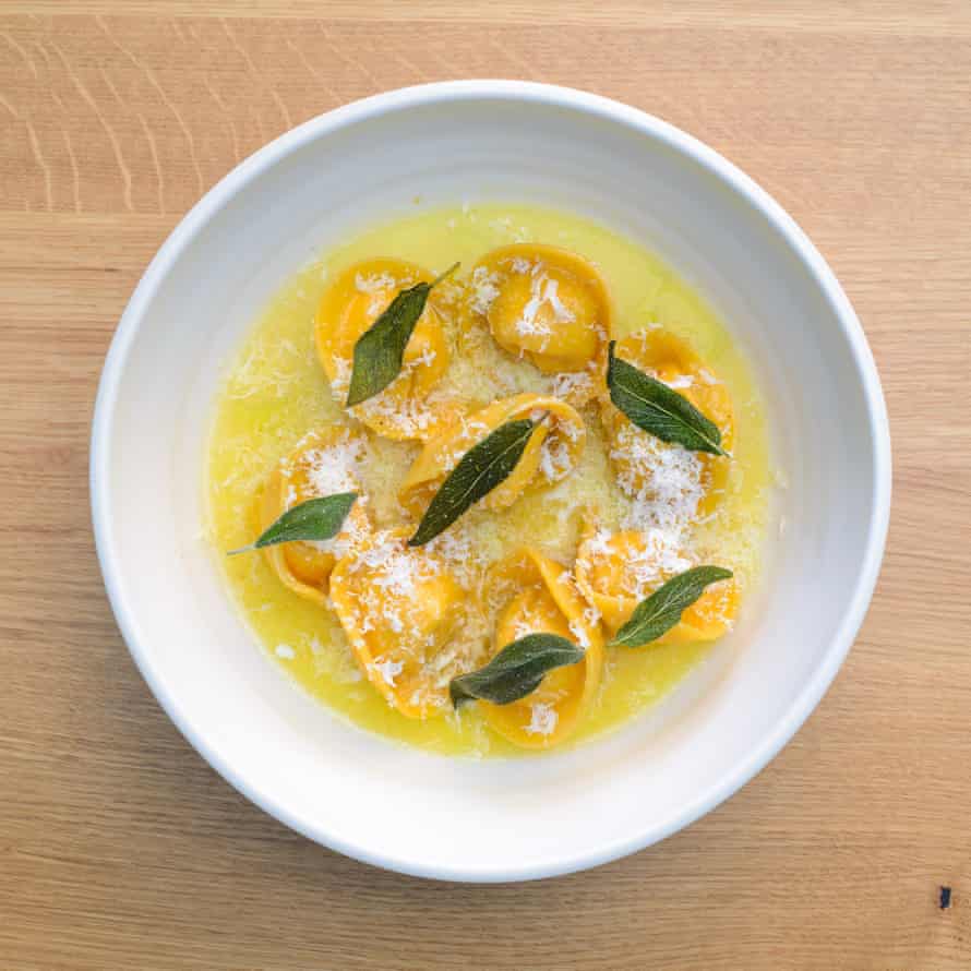 ‘Star of the show’: Benoli’s pumpkin cappellacci with salted ricotta and sage butter.