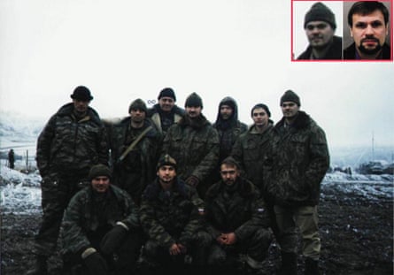 The group photograph with a man resembling Boshirov