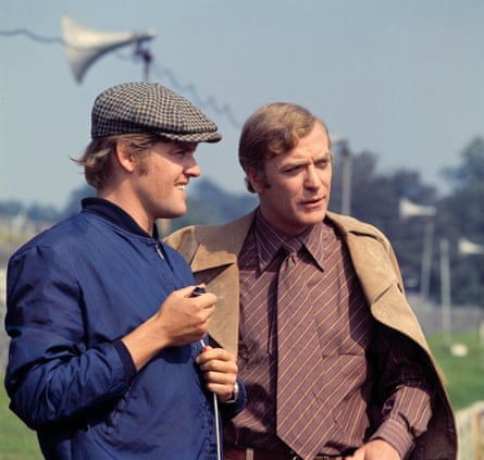 Michael Caine, with Michael Standing, in The Italian Job.
