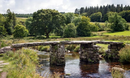 The Clapper Bridge over the East Dart