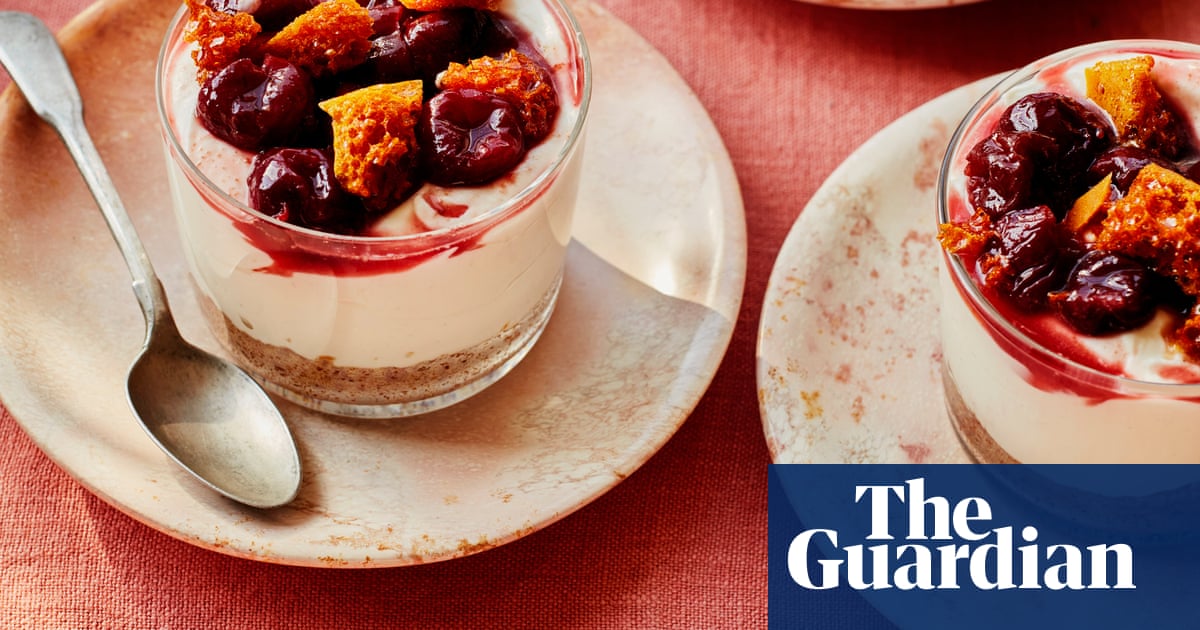 Benjamina Ebuehi's recipe for cherry and honeycomb cheesecake pots | The sweet spot