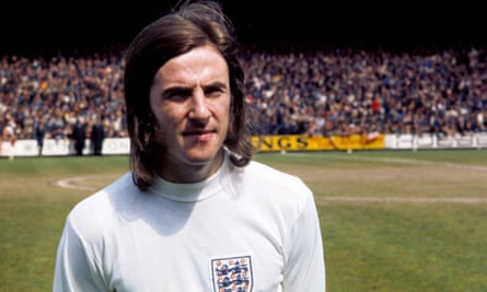 Stan Bowles playing for England against Wales in 1974.