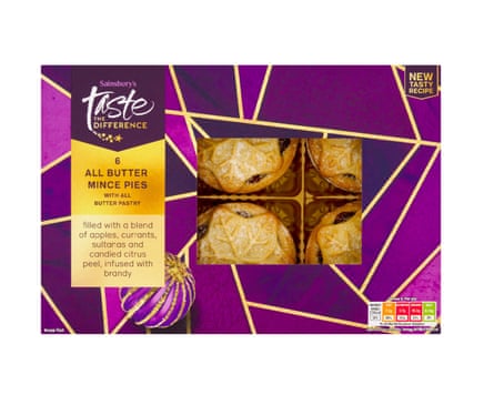 Sainsbury’s All Butter Mince Pies, Taste the Difference x6 325g