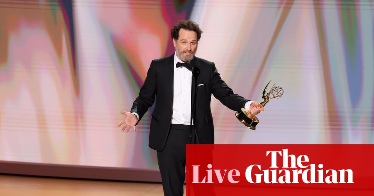 Emmy awards 2026 live: Noah Wyle, Matthew Rhys and Jean Smart win as Widow’s Bay cleans up