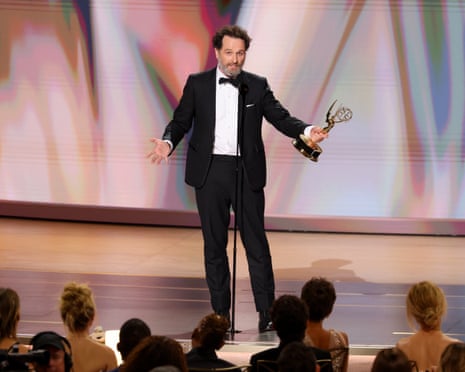 Matthew Rhys receives the outstanding leading actor in a comedy Emmy for Widow’s Bay, after also winning best actor in a limited series.