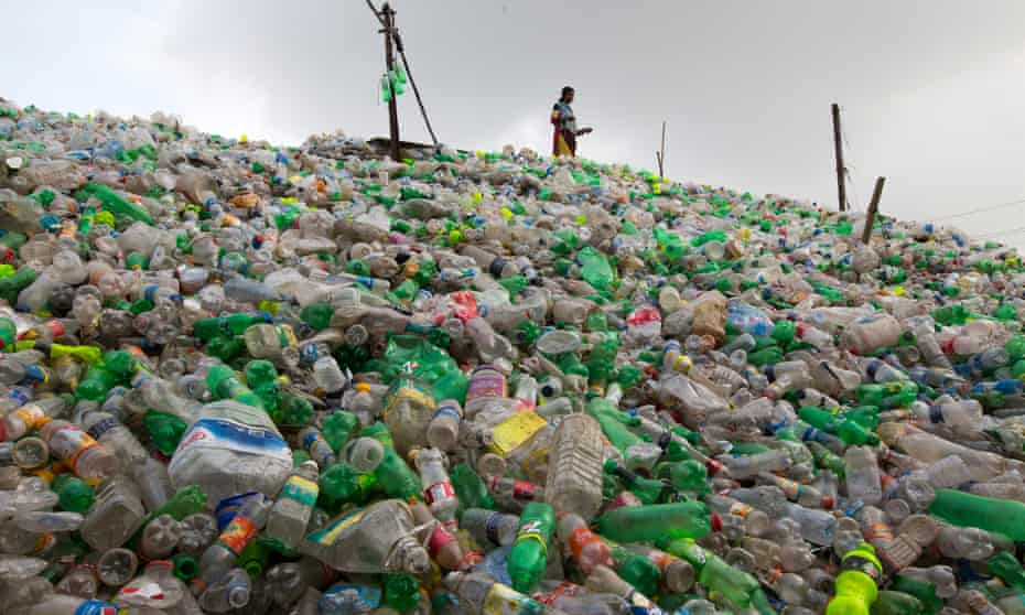One million plastic bottles are bought around the world every minute, with most ending up in landfill or in the sea.