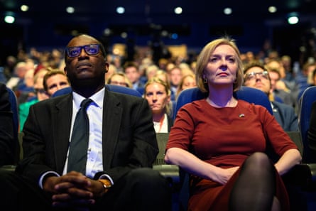 Kwasi Kwarteng et Liz Truss à Birmingham la semaine dernière.