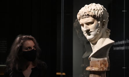 A bust of Nero at the British Museum.
