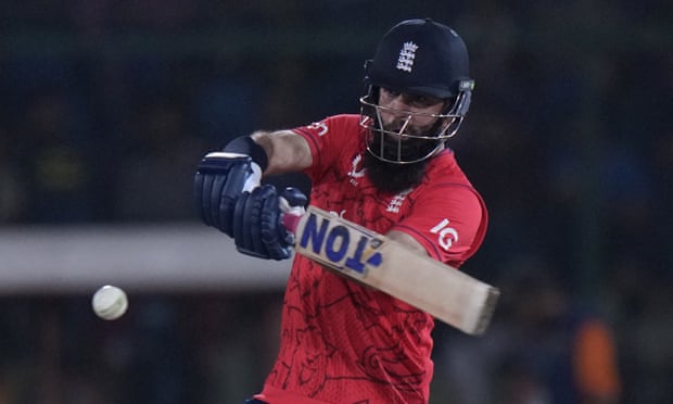Babar Azam’s century fires Pakistan to 10-wicket T20 win against England | Pakistan v England 2022 2 Moeen Ali in action against Pakistan for England.