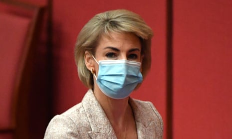 Attorney-General Michaelia Cash in the Senate chamber at Parliament House in Canberra