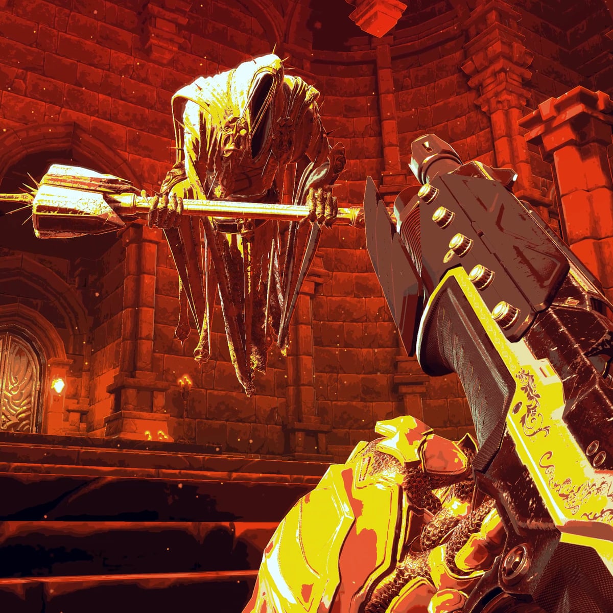 Bpm Bullets Per Minute Review Doom Meets Rock Band In A Pulsing Retro Blaster Games The Guardian Bpm Bullets Per Minute Review Doom Meets Rock Band In A Pulsing Retro Blaster Games The Guardian