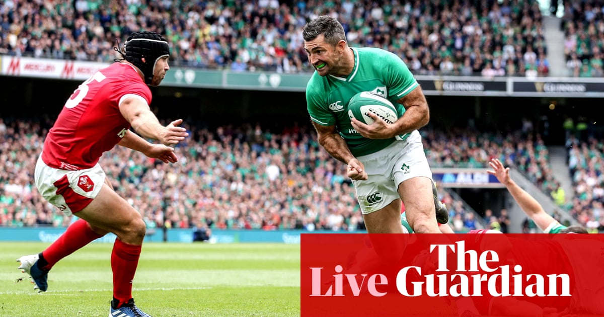 Ireland v Wales: Rugby World Cup warm-up match – live!