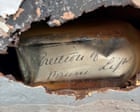 ‘He was so excited’: painter discovers 122-year-old message in a bottle inside lighthouse walls