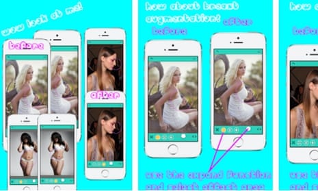 ‘How about breast augmentation?’ The Plastic Surgery Princess app.