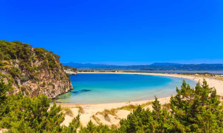 Voidokilia beach, Messenia, Peloponnese, Greece.